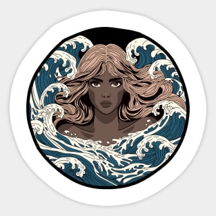 Queen of the ocean Sticker